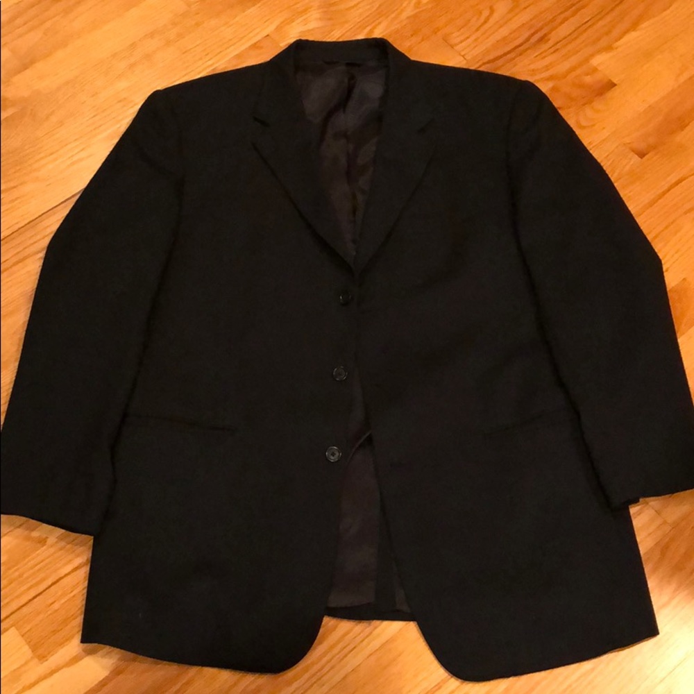 3 Button Wool Suit Jacket